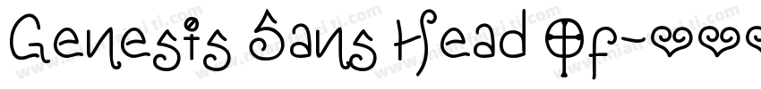 Genesis Sans Head Of字体转换